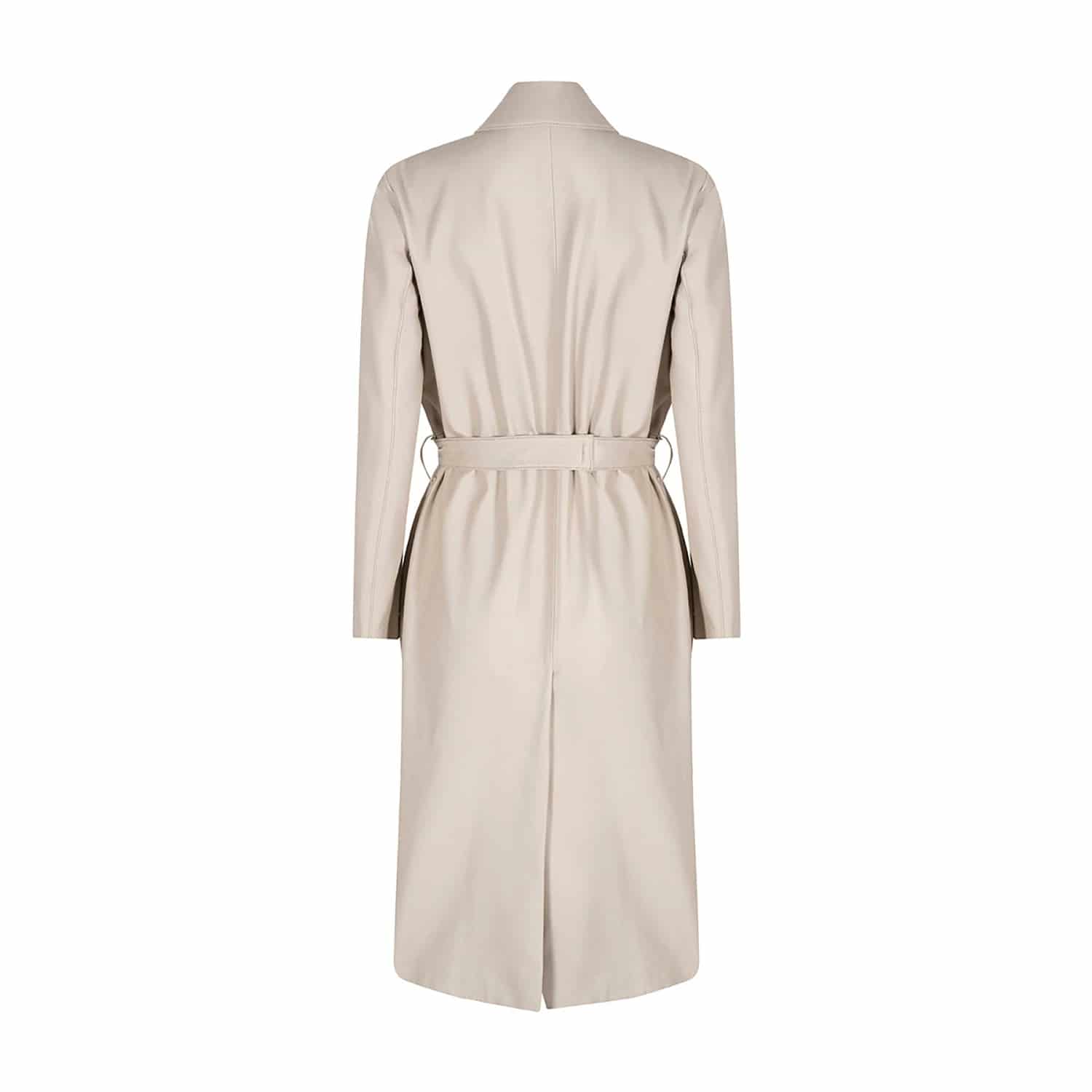 MILA DESTRUCTURED LONG TRENCH COAT - miniatura 2