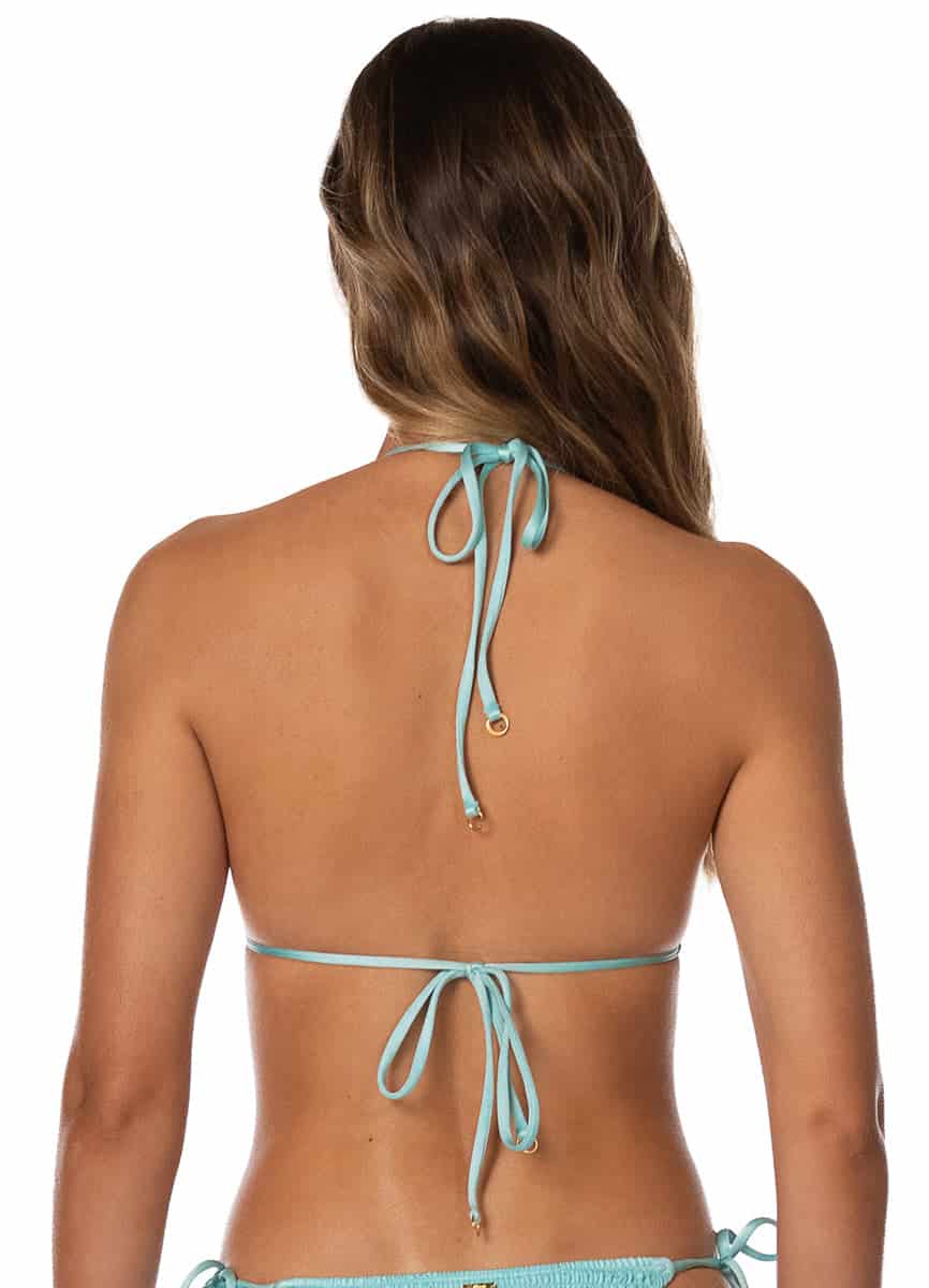 Maaji Indigo Veil Balmy Sliding Triangle Bikini Top - miniatura 3