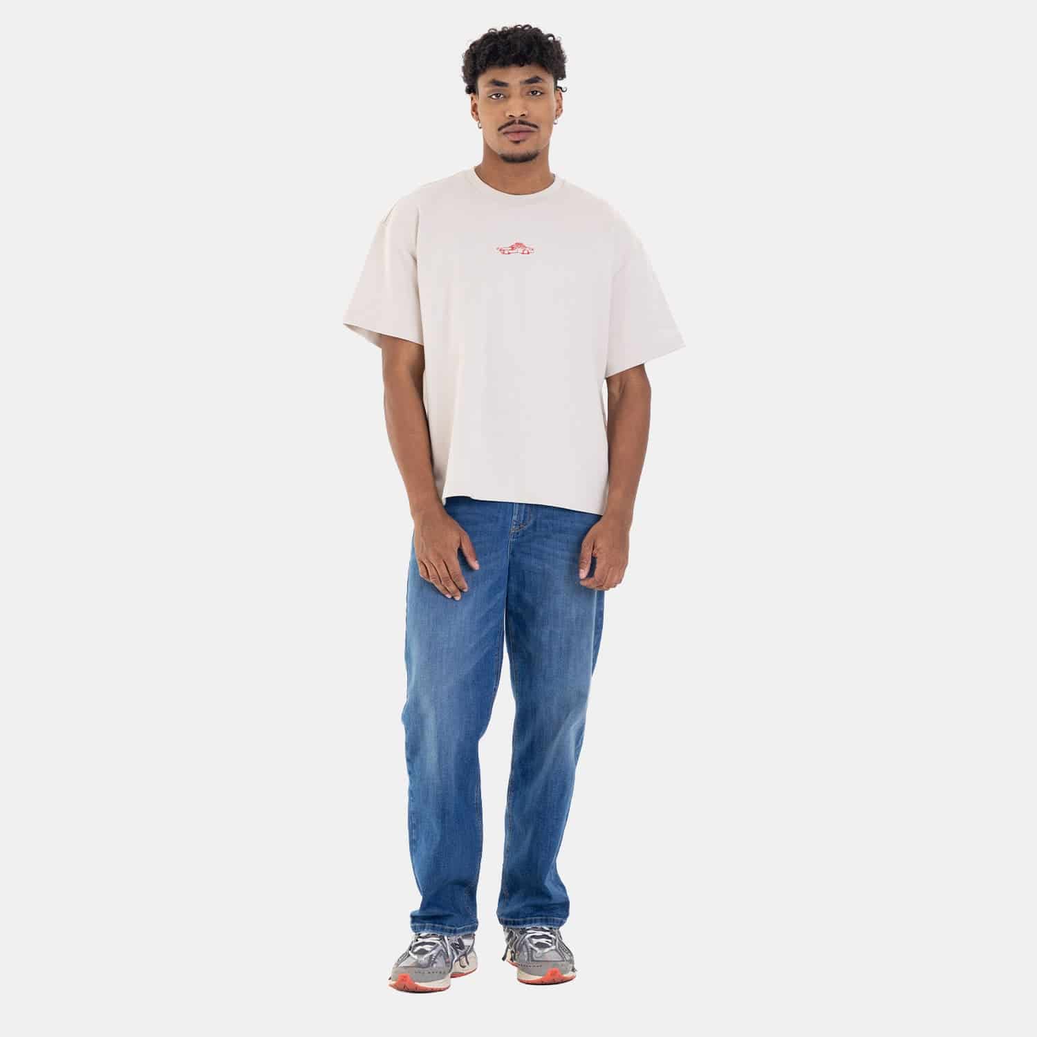Straight Fit Jeans Mid Blue - miniatura 6