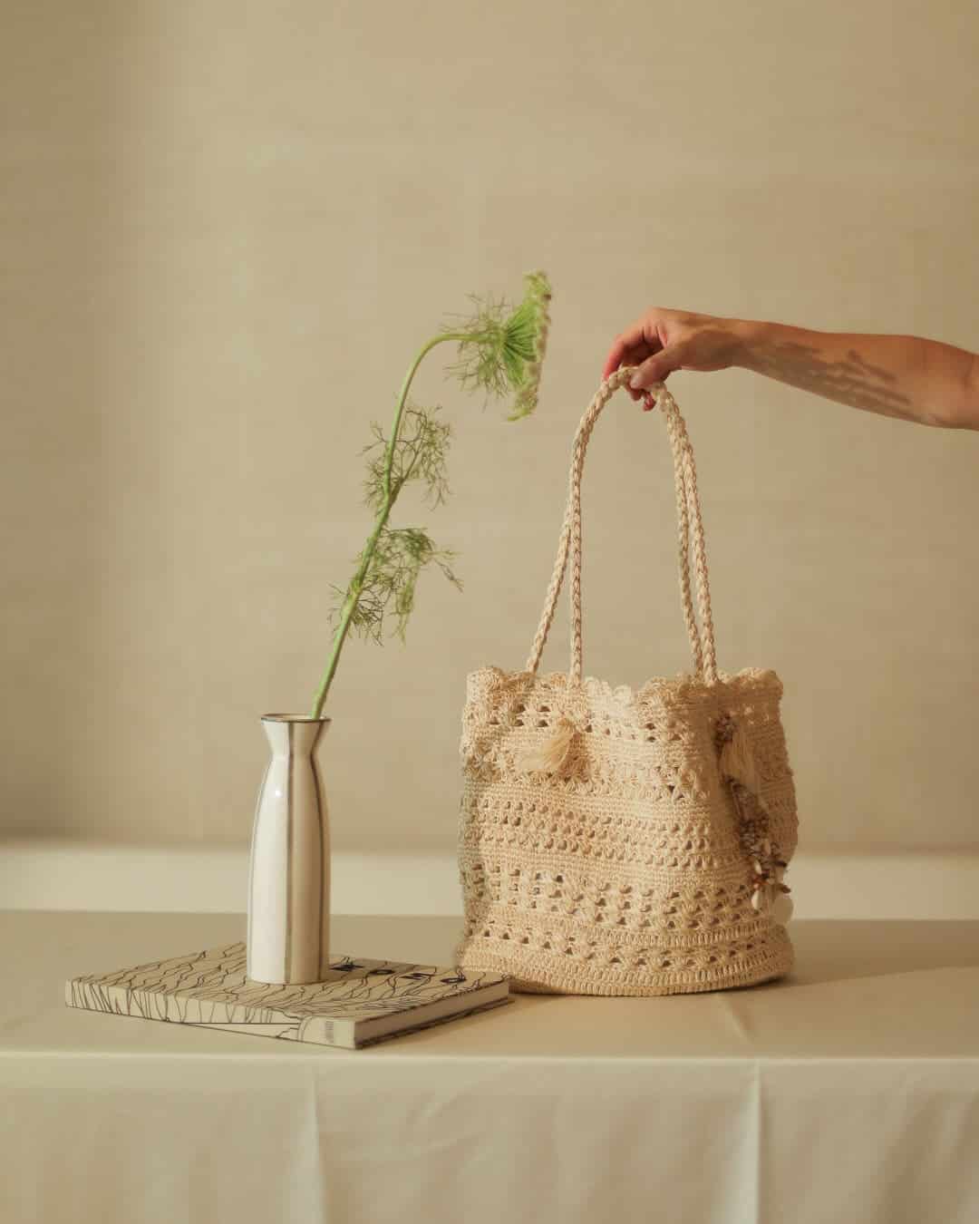 TOTE SOLEI - IVORY - miniatura 4