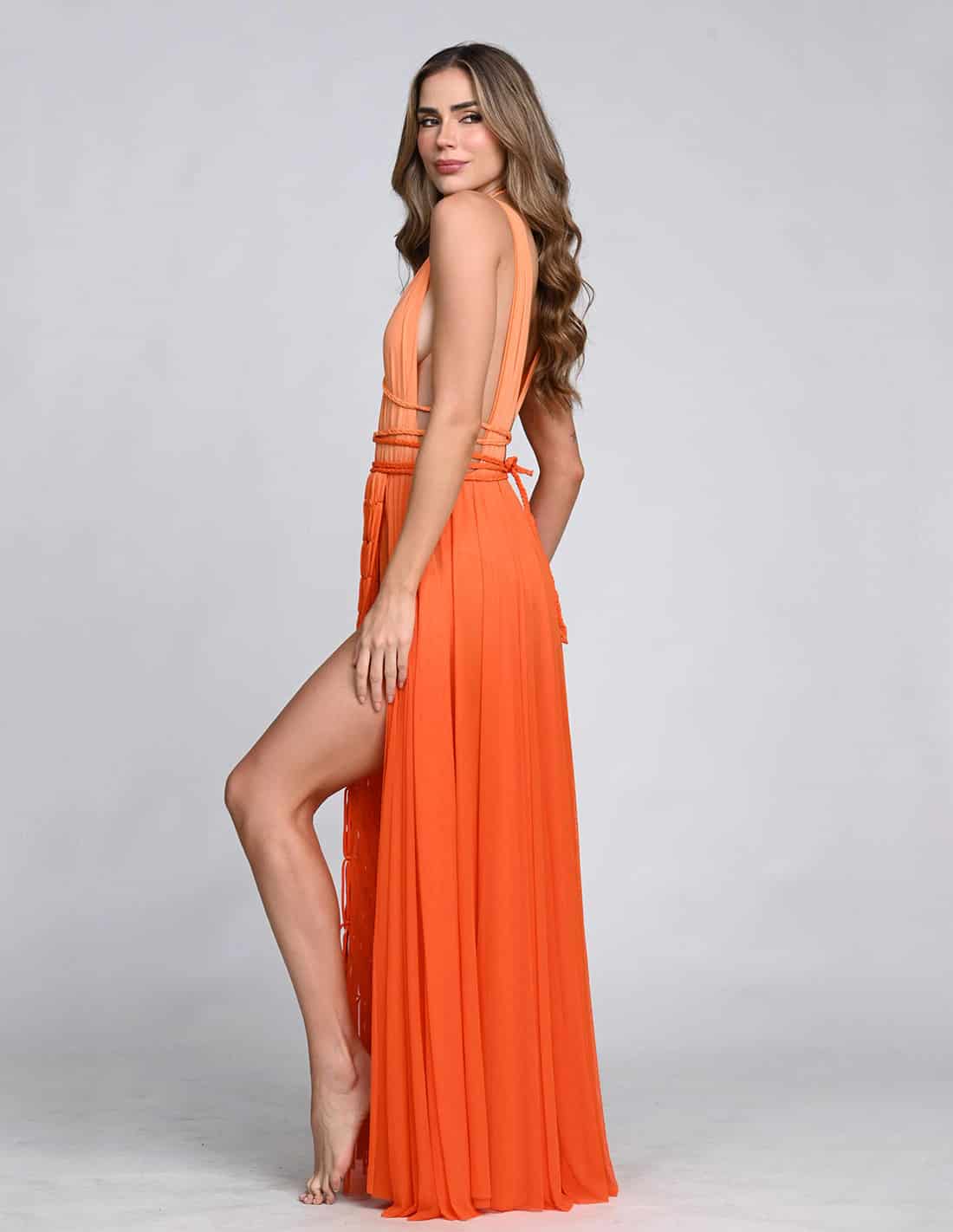 Vestido Diosa Faded Orange - miniatura 3