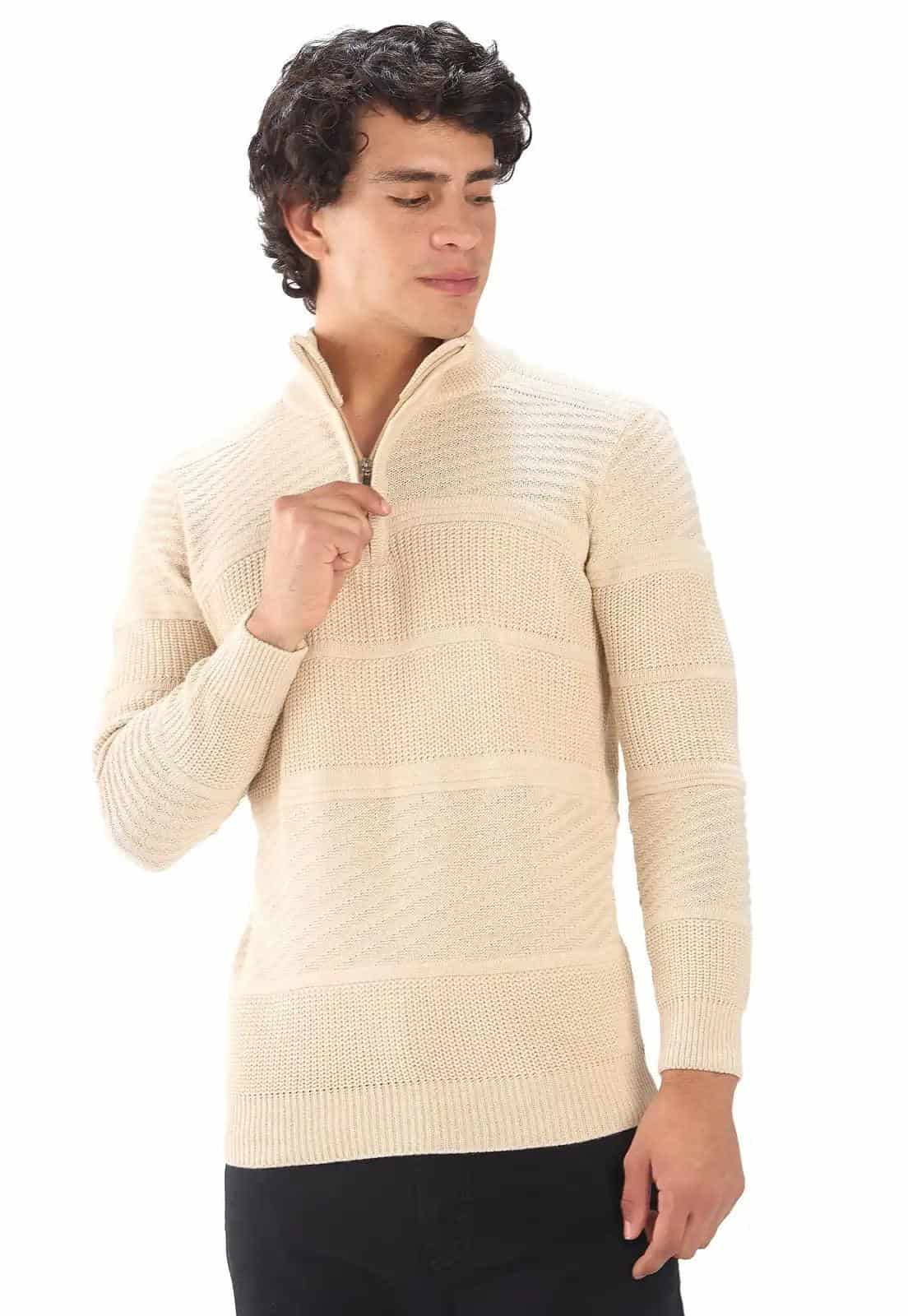 Suéter Cuello Alto Labrado - miniatura 2