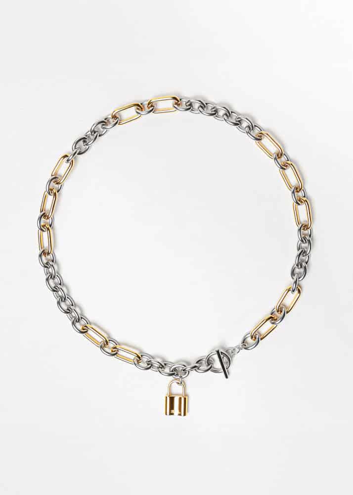 Collar Hestia Dorado Plateado - miniatura 3