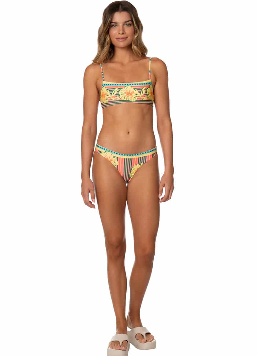 Maaji Striped Paradise Megara Classic Bralette Bikini Top - miniatura 4