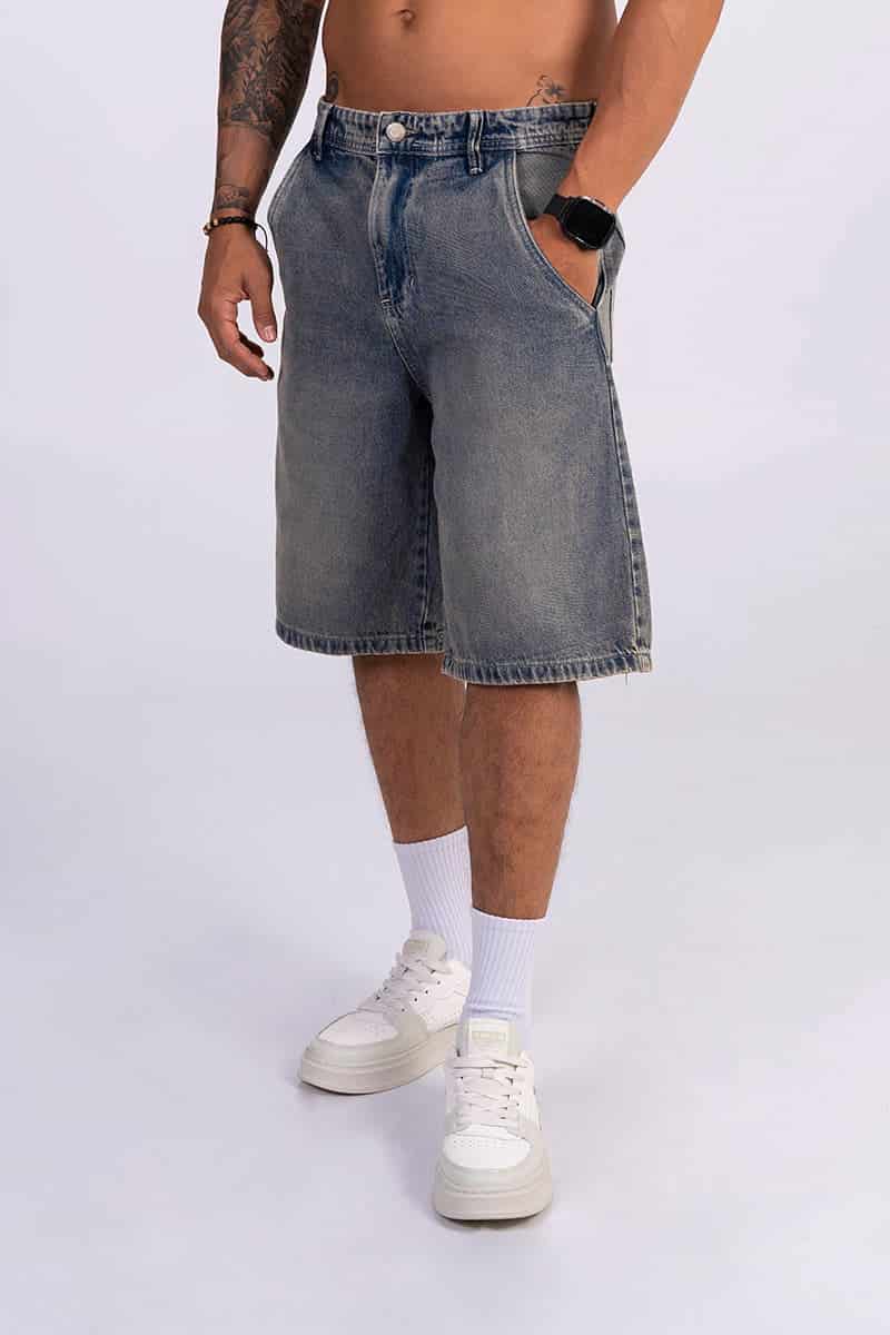 Bermuda oversize cruz - miniatura 3
