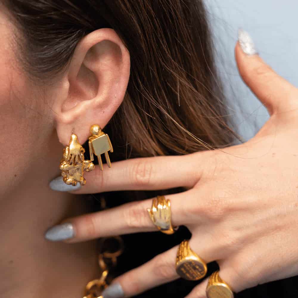 Aretes Robot Mini - miniatura 4