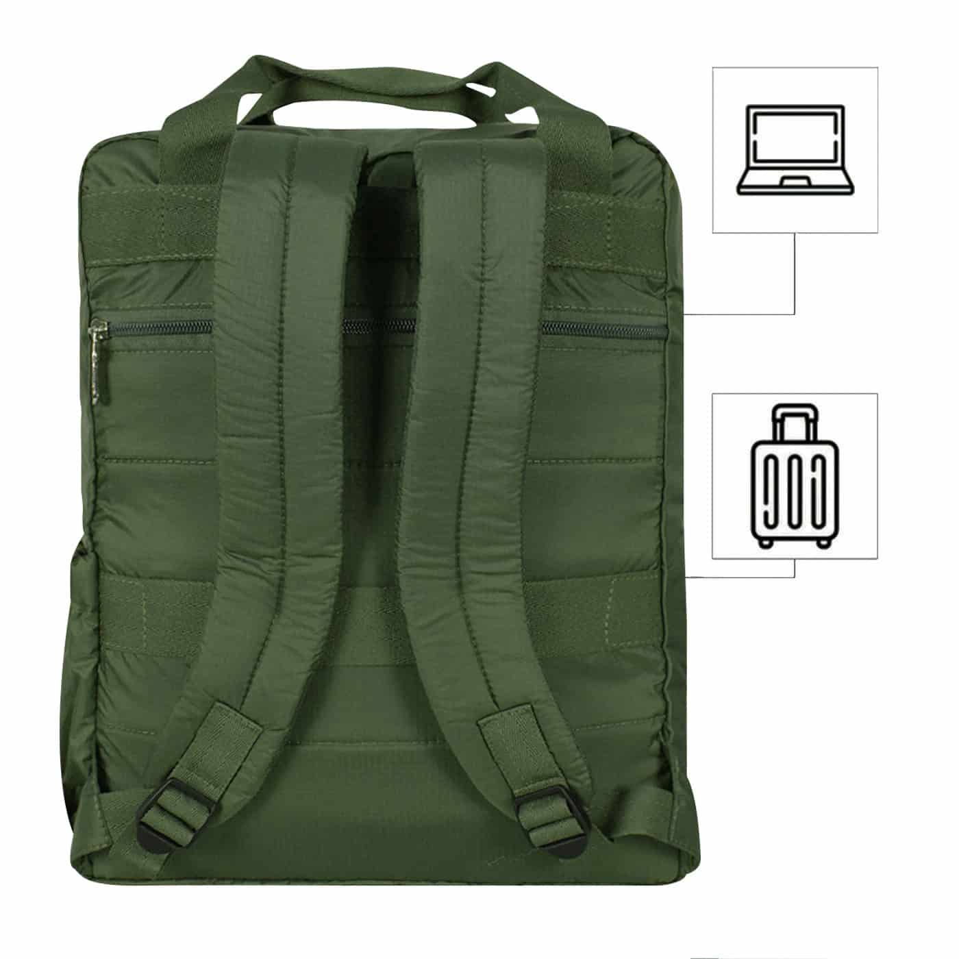 Morral Active Citybags Light Verde Militar - miniatura 4