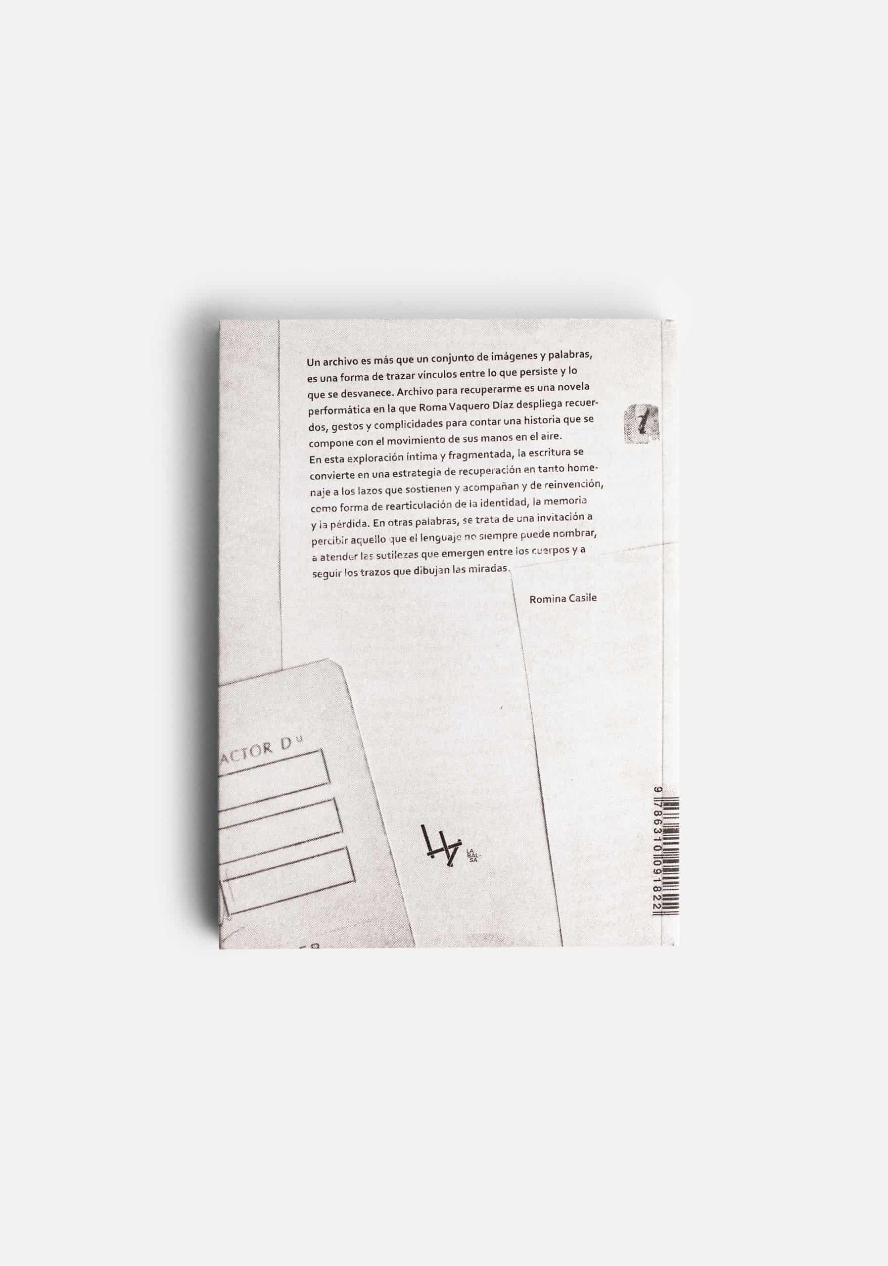 Libro Archivo Para Recuperarme ED. A&A - miniatura 3