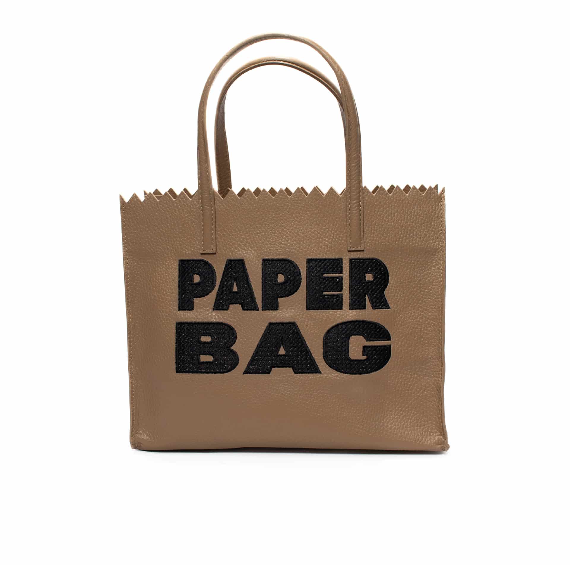 Paper Bag Short cocoa x black - miniatura 1