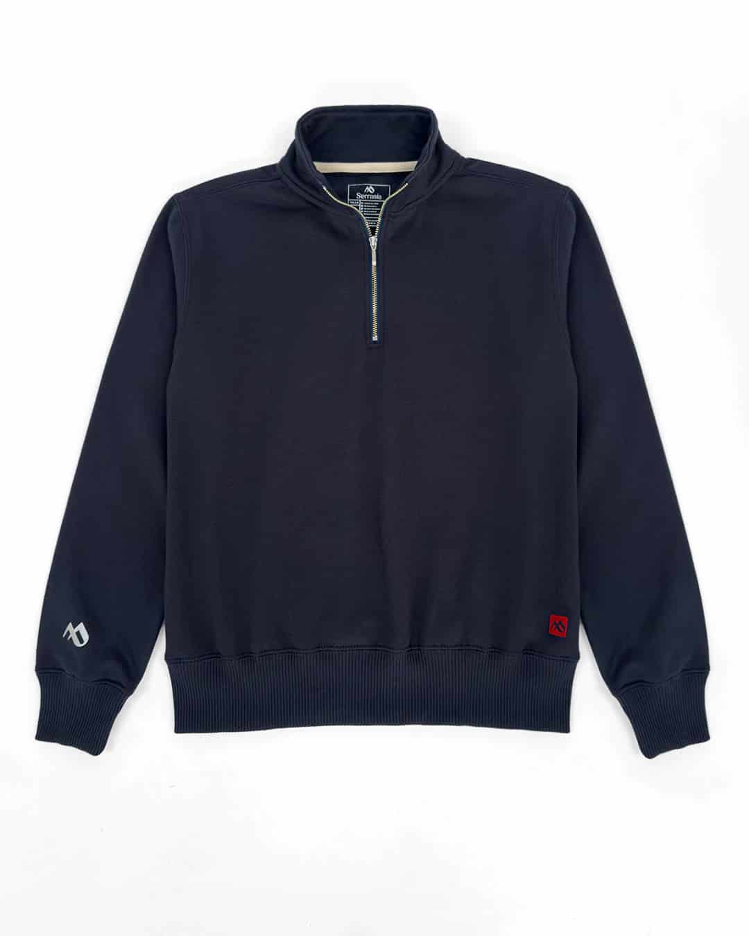 Buzo Cuello alto Mujer Azul Oxford - miniatura 2