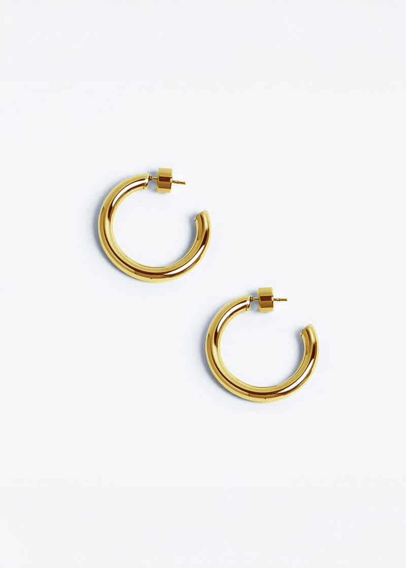 Small Chunky Hoops Dorado - miniatura 2