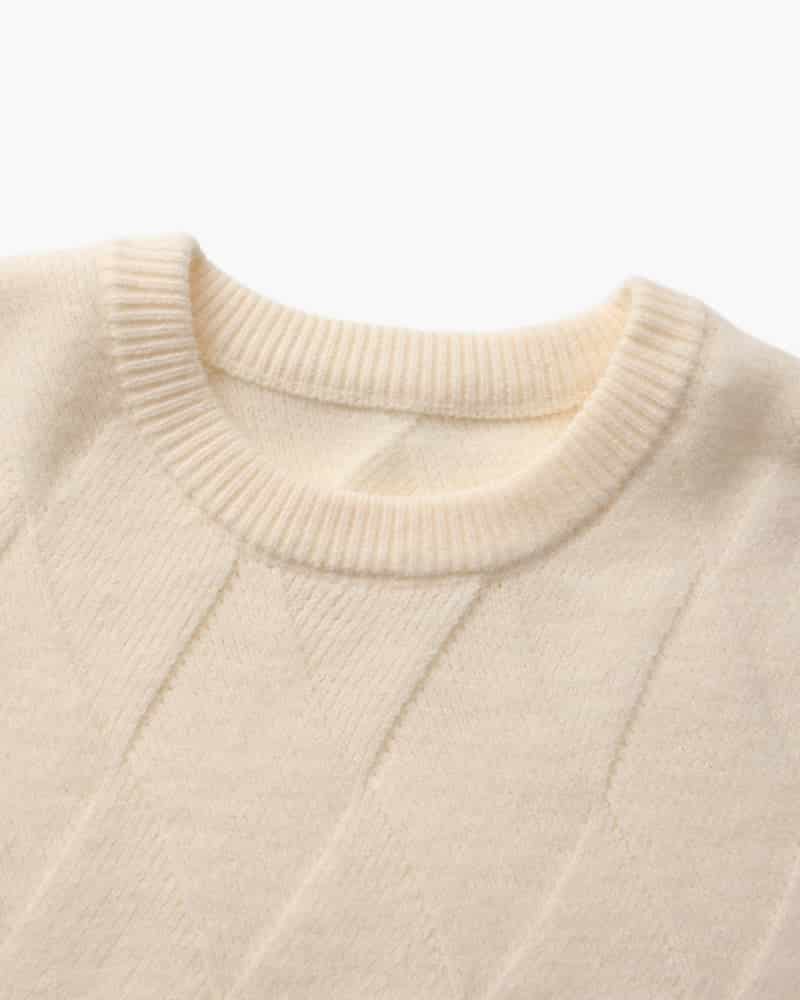 Diamond Knit Crewneck Sweater - miniatura 4