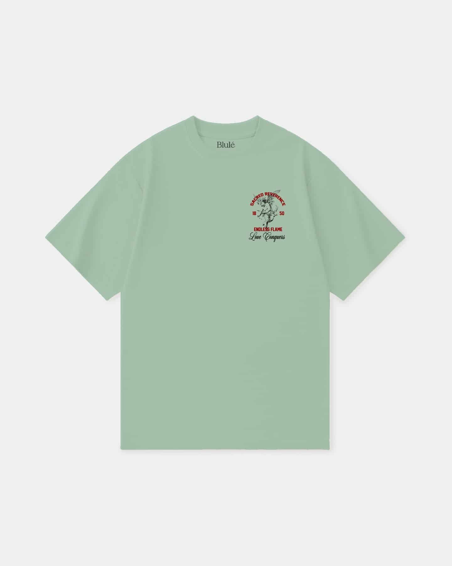 Oversized T Shirt Reverence Light Green - miniatura 2