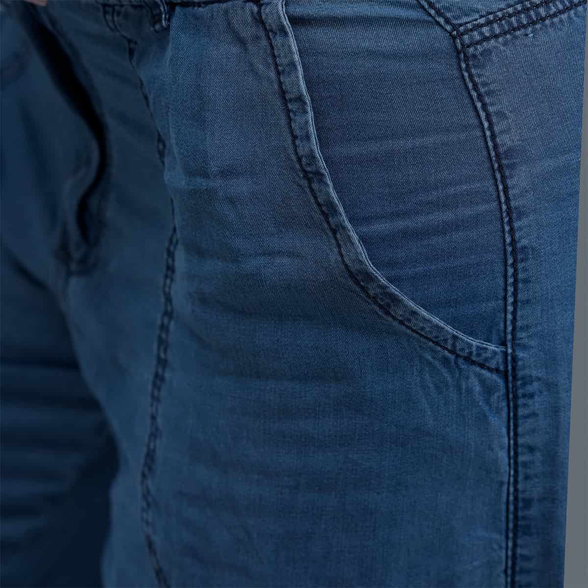 Jeans Cargo Azul Mujer - miniatura 5