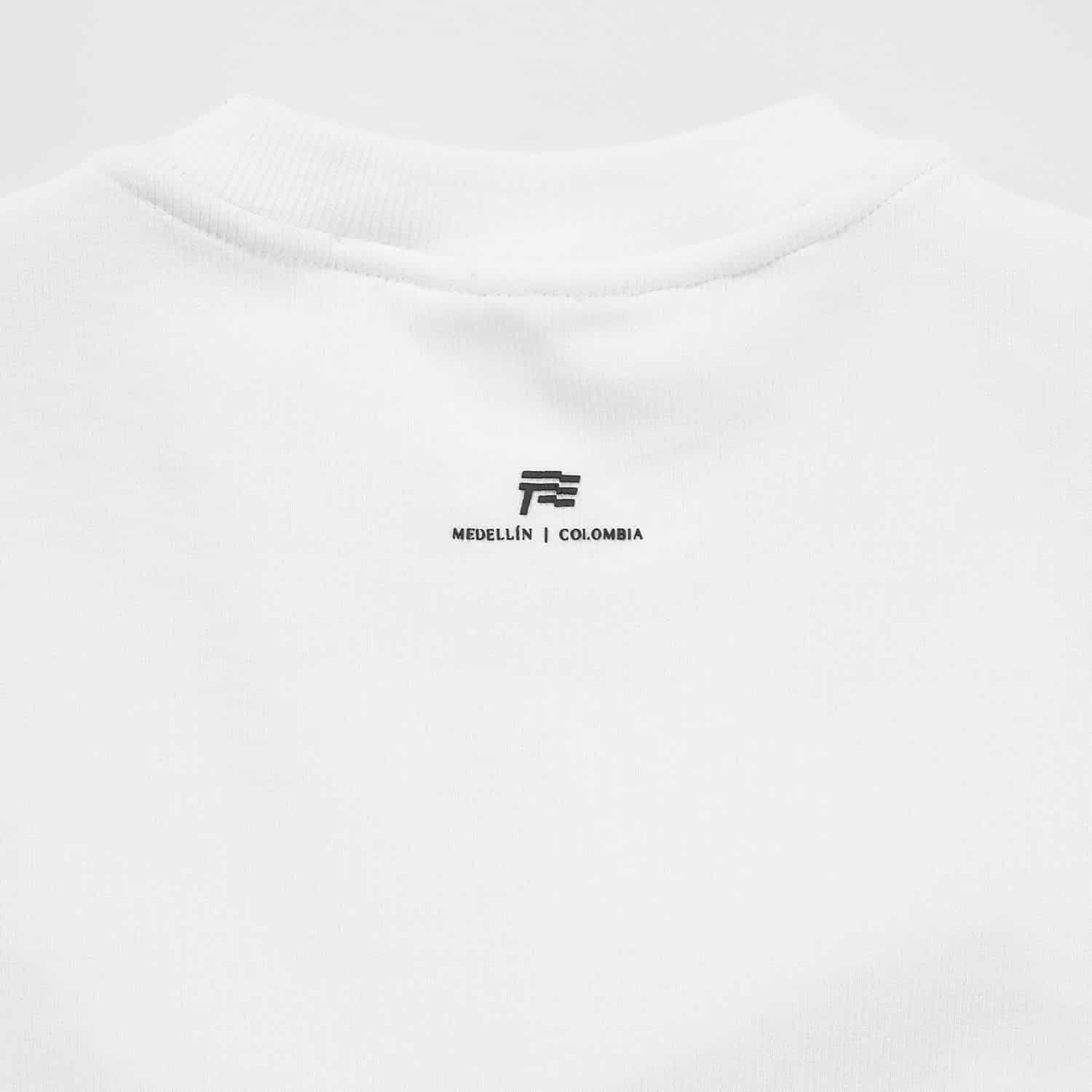 Slim Ribbed Fitted Tee - White - miniatura 4