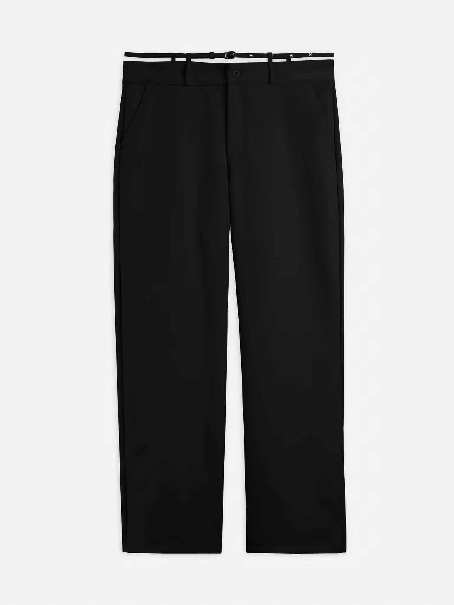 CROSS BELT TROUSER - BLACK - miniatura 5