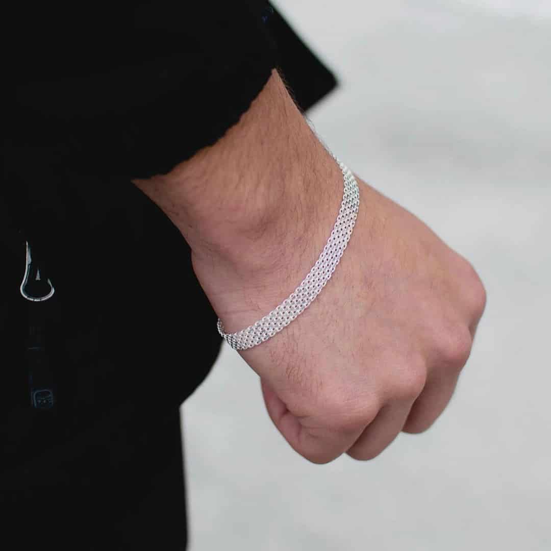 Pulsera Chinesca Plata Ley 925 - miniatura 1