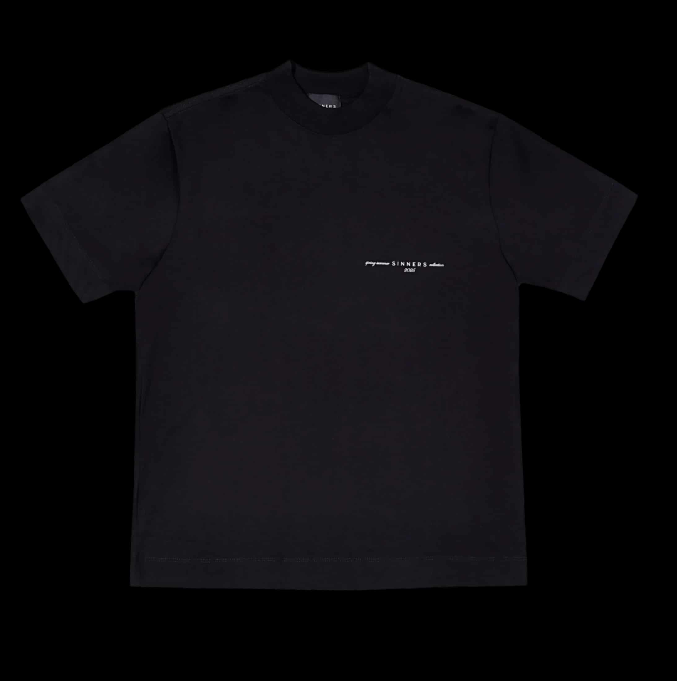 GARMENTS BLACK T-SHIRT - miniatura 1