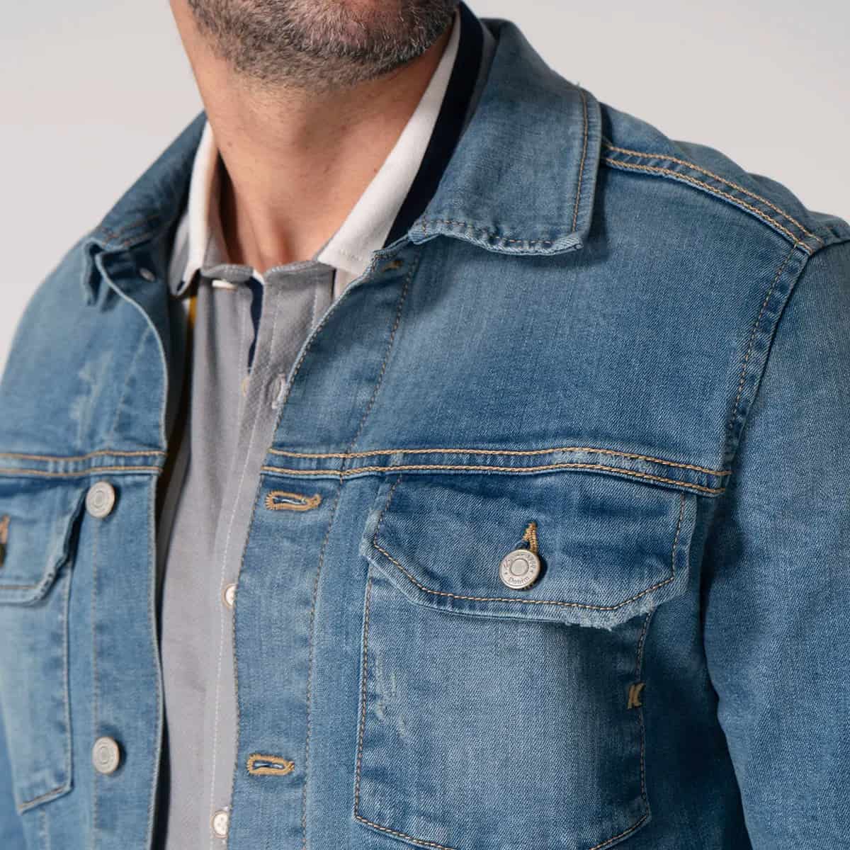 Chaqueta Denim Slim Clasica Italo - miniatura 4