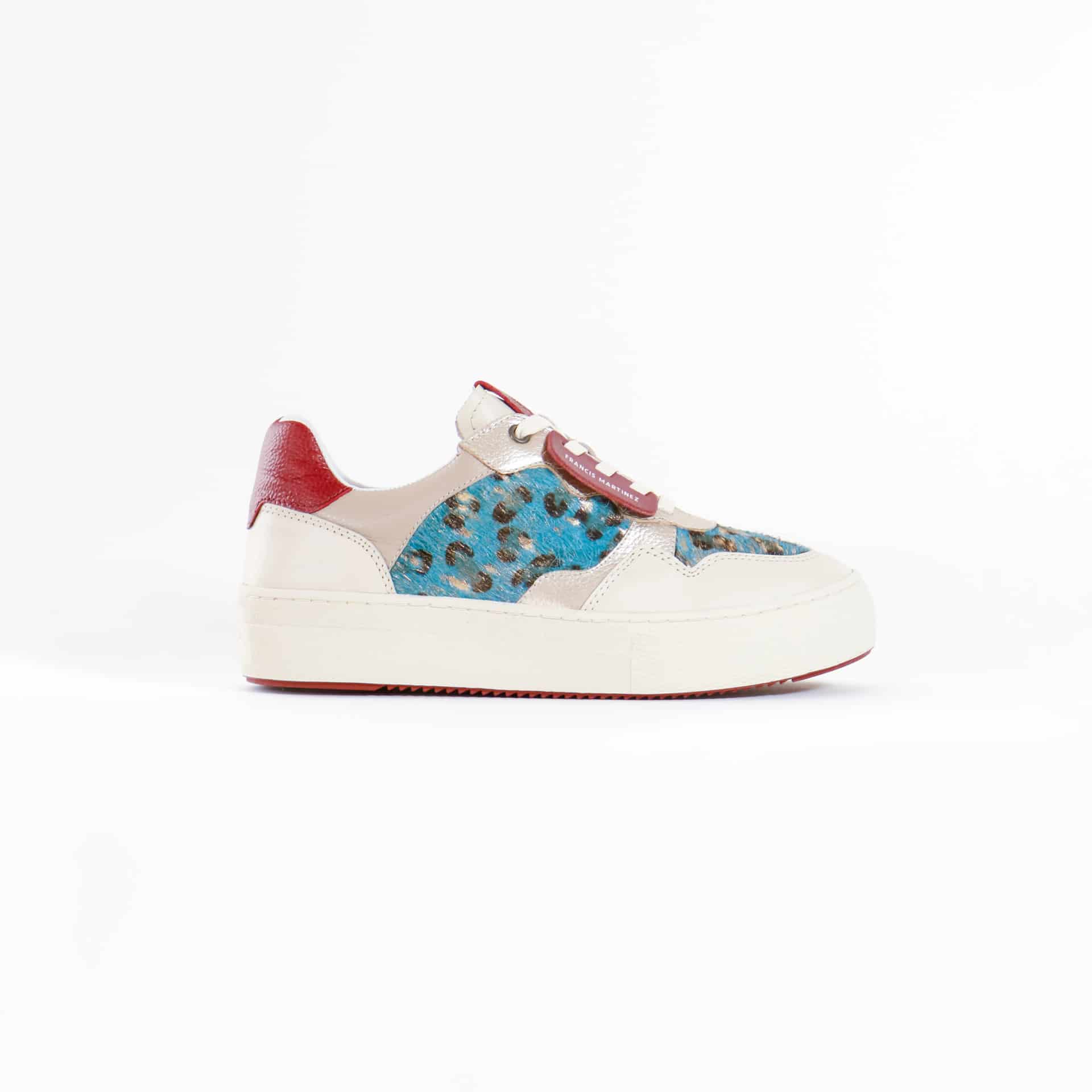 Tenis Francis - Leopardo Azul - miniatura 1