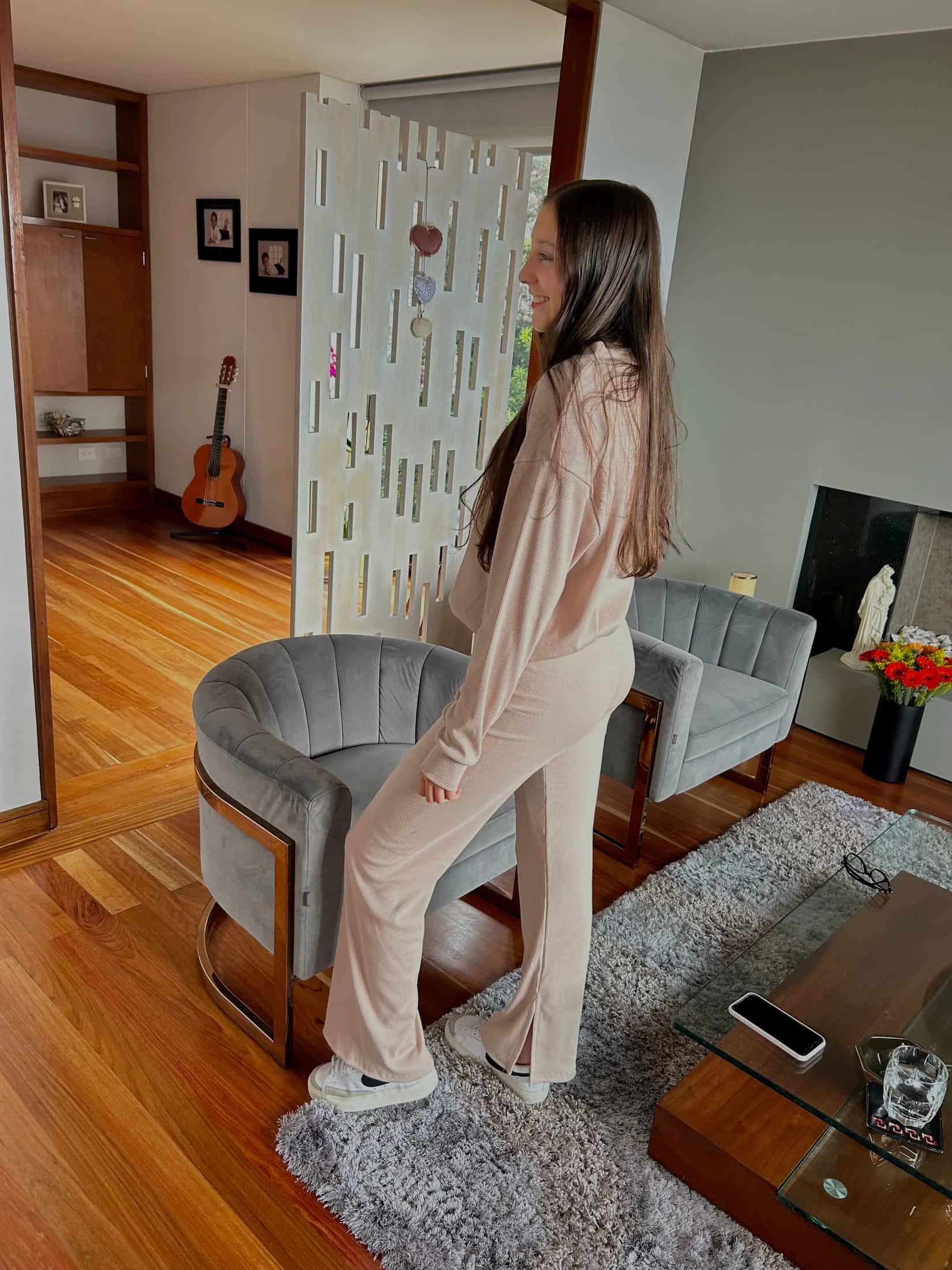 Pantalón Classic  Beige - miniatura 2