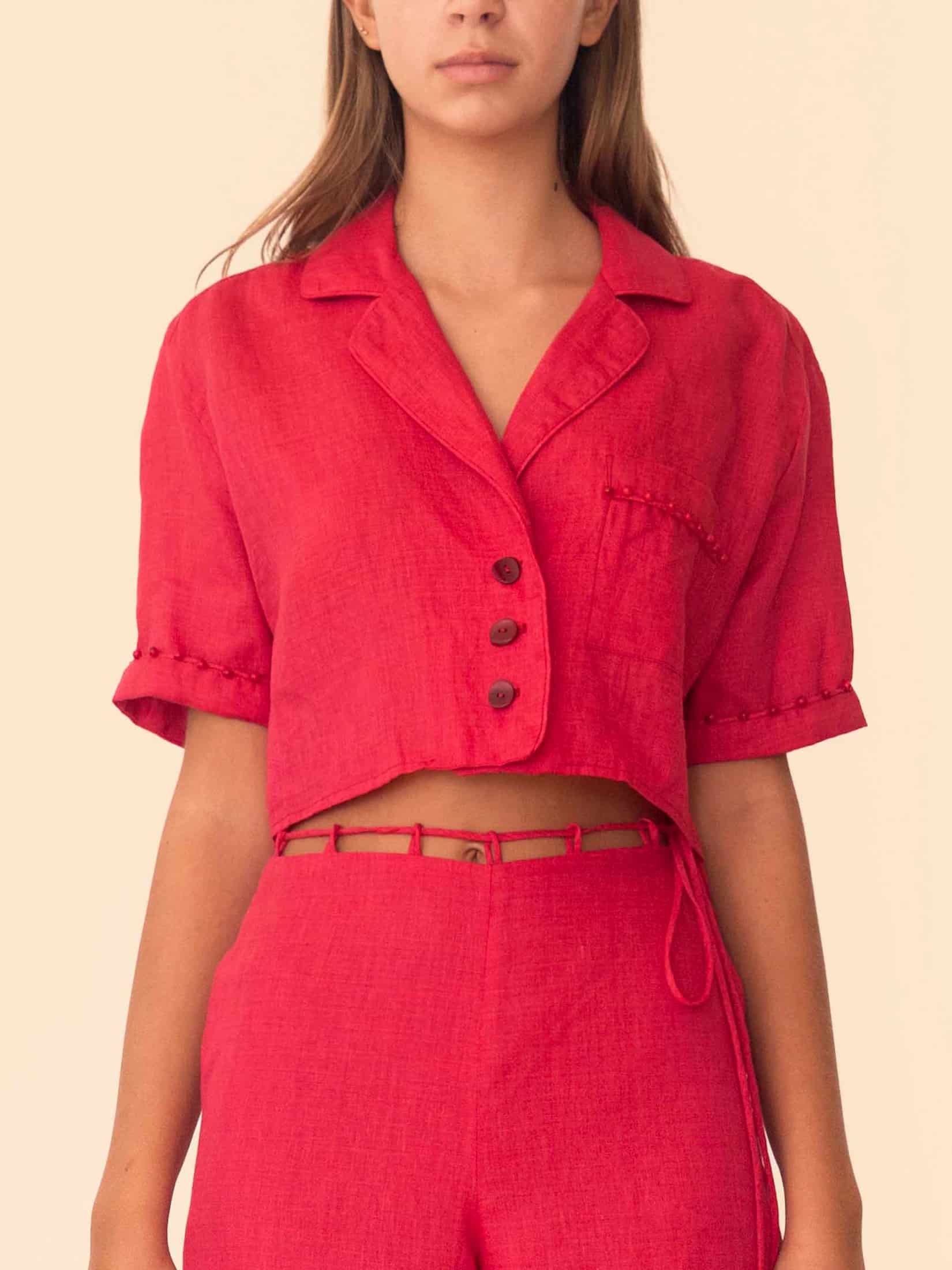 SONORA SHIRT CHERRY RED - miniatura 2