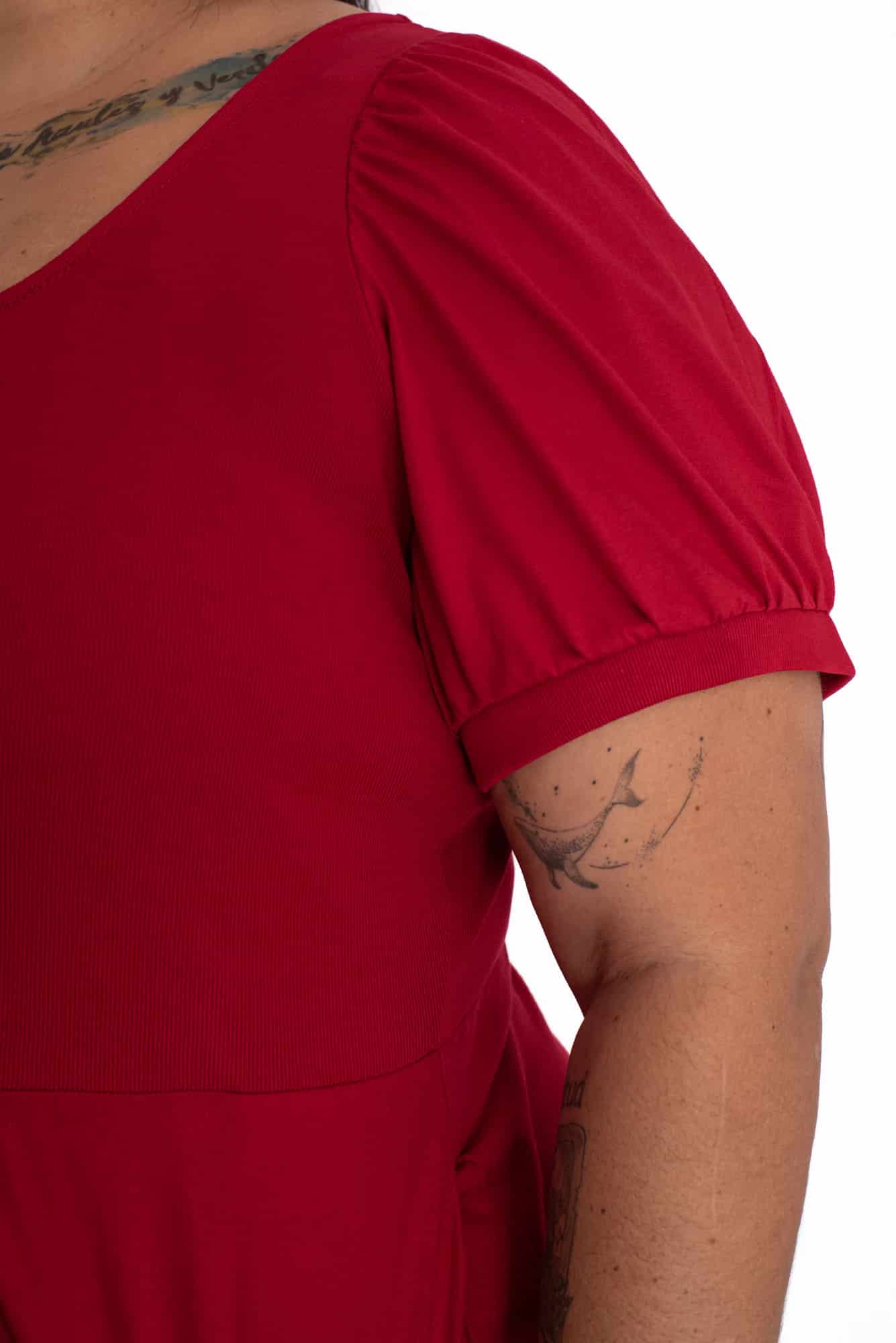 Vestido Amapola Rojo - miniatura 12