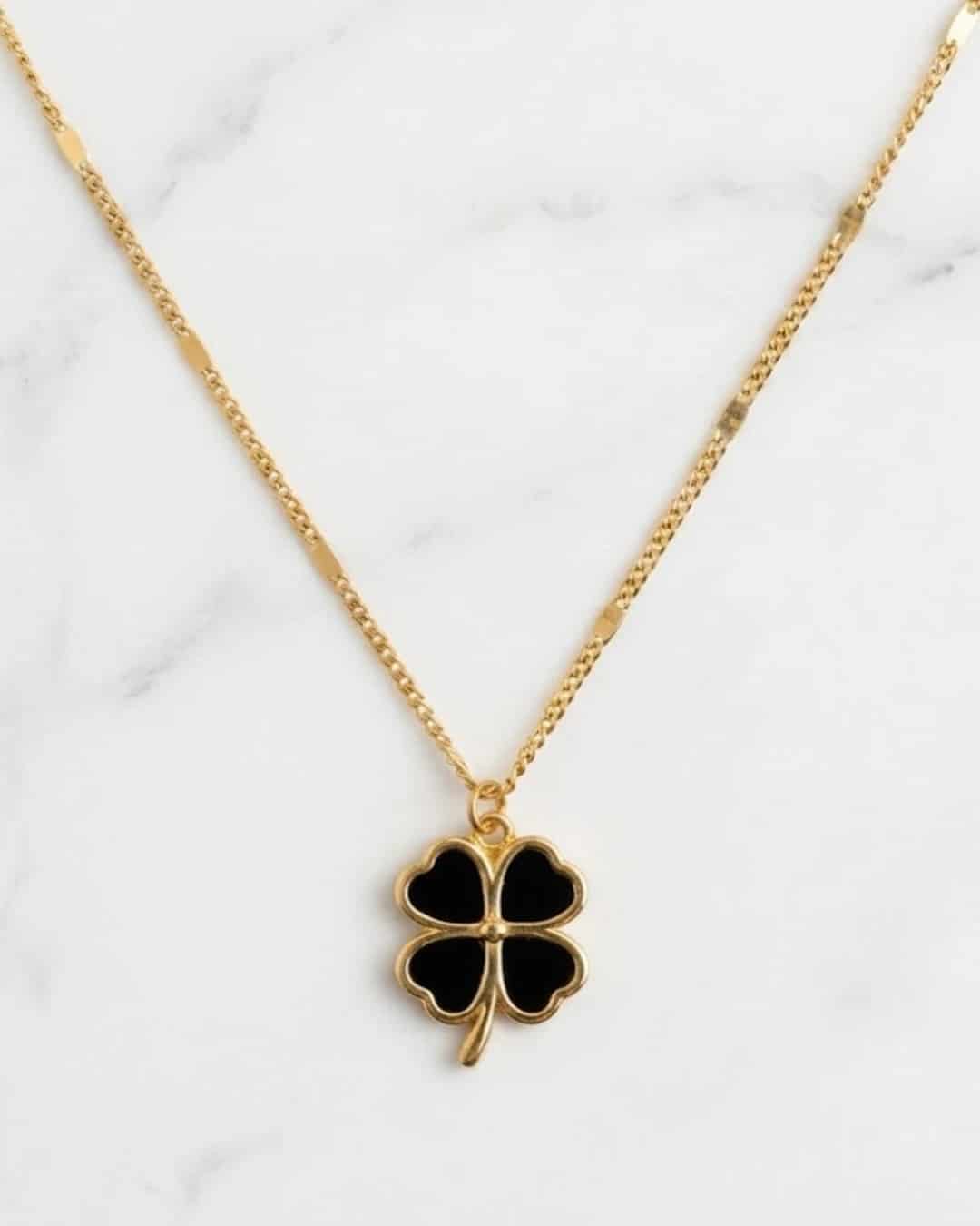 CADENA CLOVER BLACK - miniatura 1