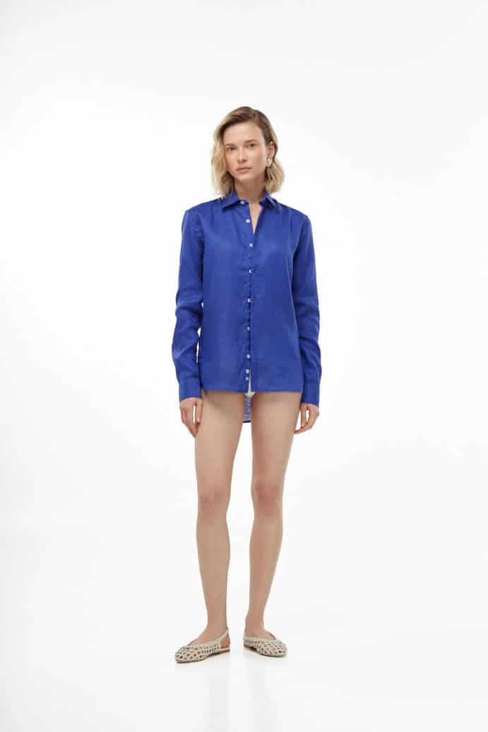 BELIZE UNISEX SHIRT ROYAL BLUE - miniatura 1