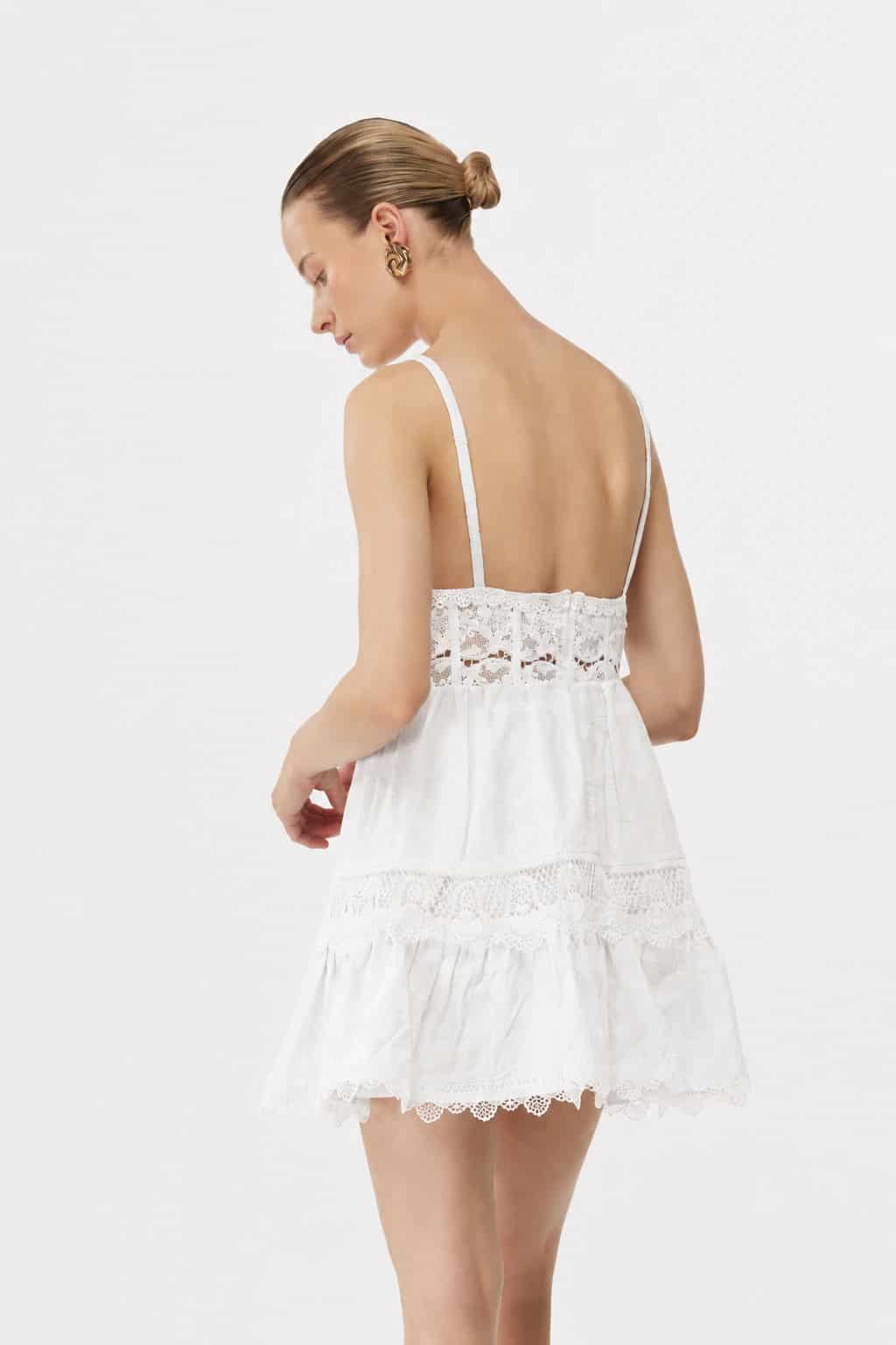 AMARELLE MINI DRESS WHITE - miniatura 3