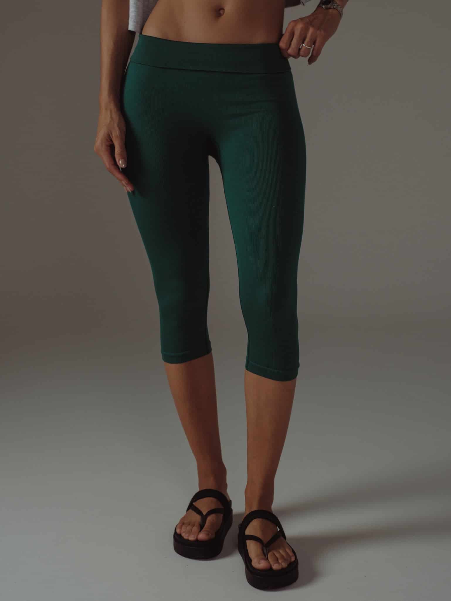 BOLD SEAMLESS CAPRI - PINE GREEN - miniatura 1