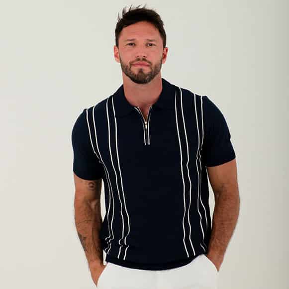 SUETER POLO MODA TEJIDO CON CORREDERA HO - miniatura 1