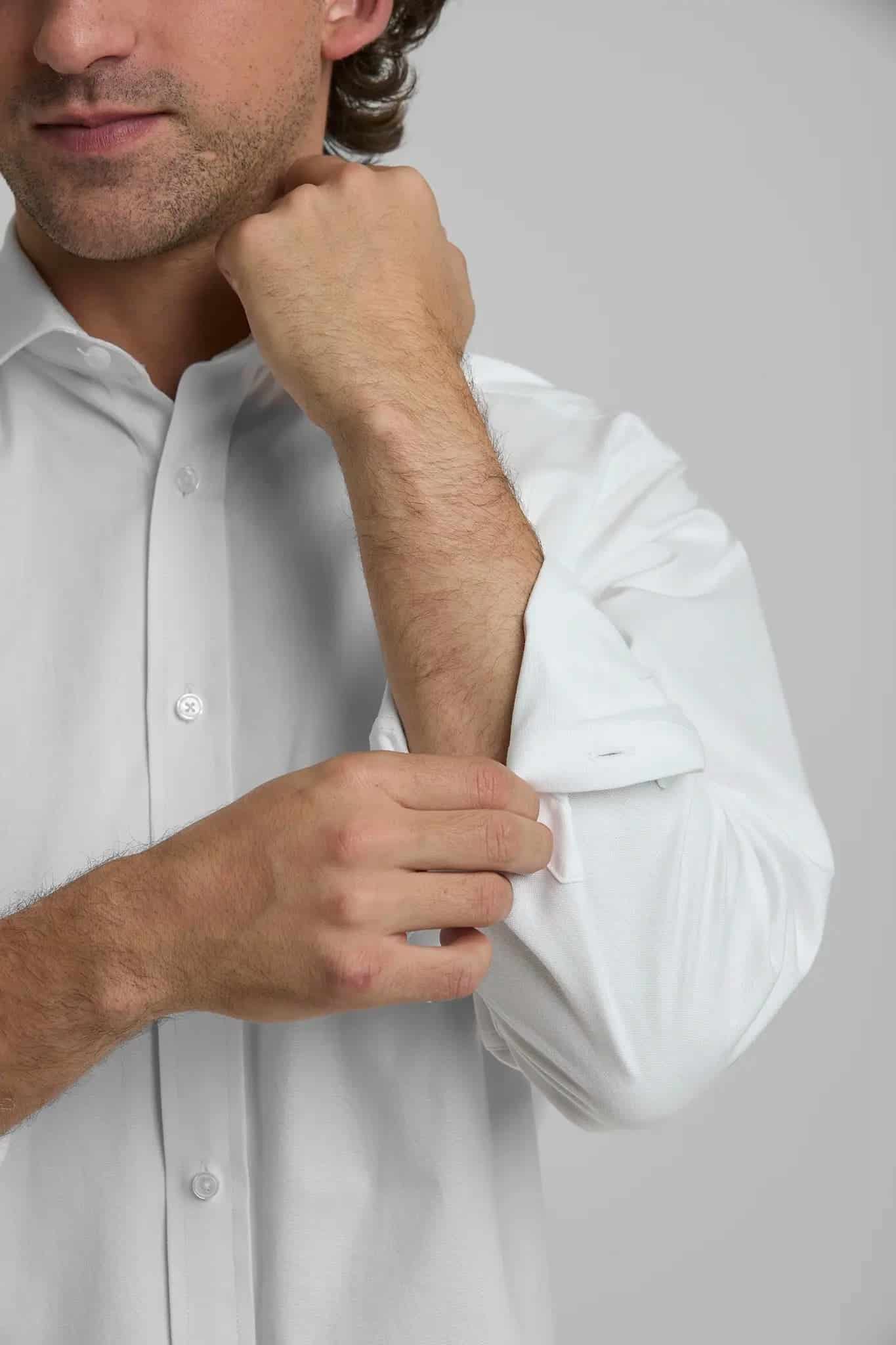 Camisa Hombre Oxford Blanca - miniatura 4