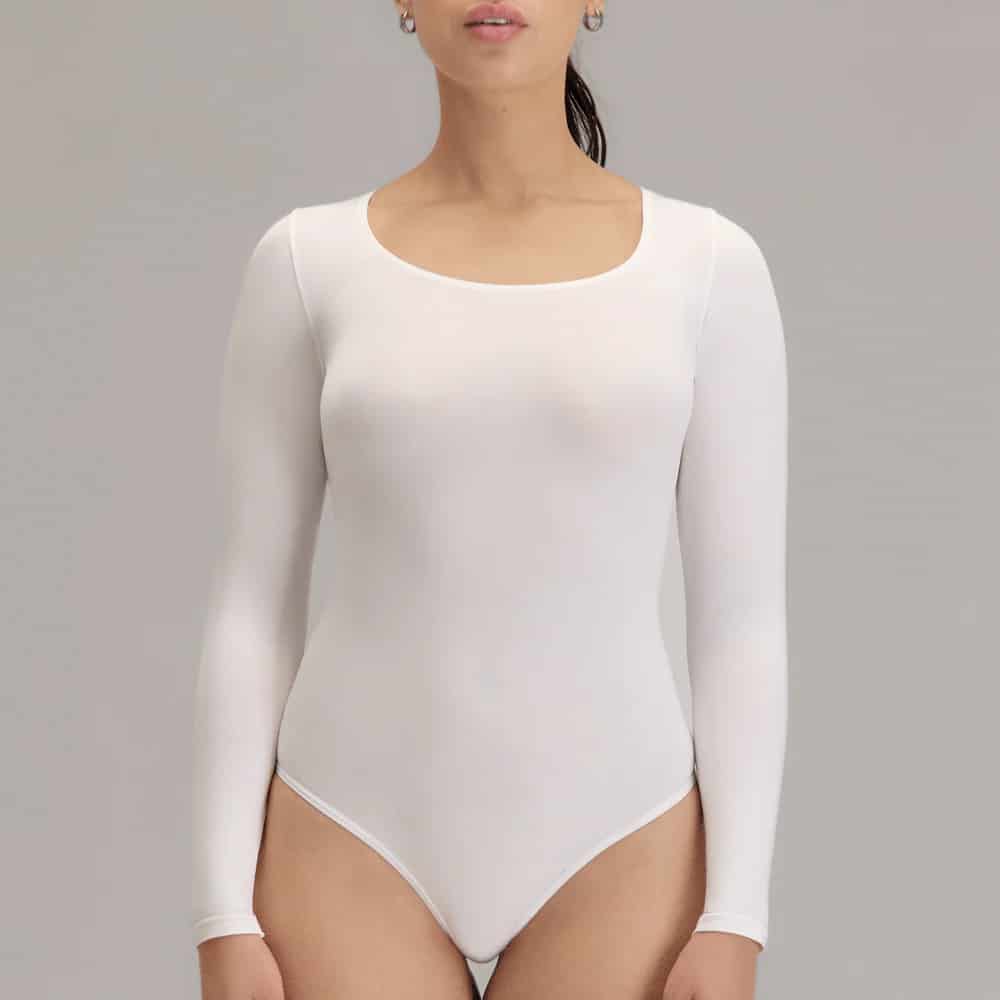 Body Manga Larga  Cuello Redondo Para Mujer | Lunia - miniatura 3
