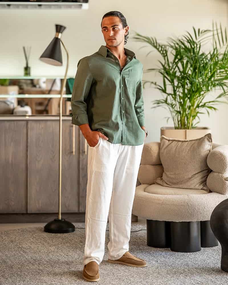 Old Money Linen Combo (Longsleeve) - miniatura 1