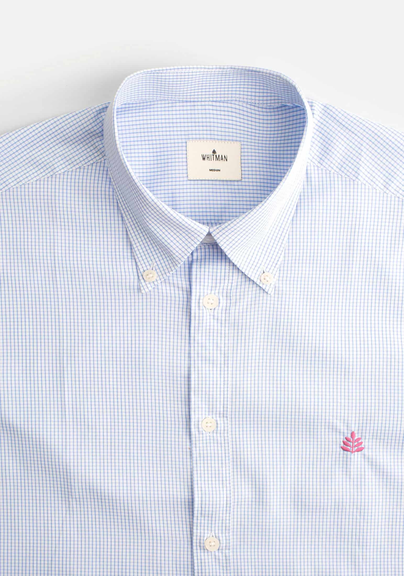 Camisa H CBD Cuadros Med L-Fuc Azul Medio - miniatura 2