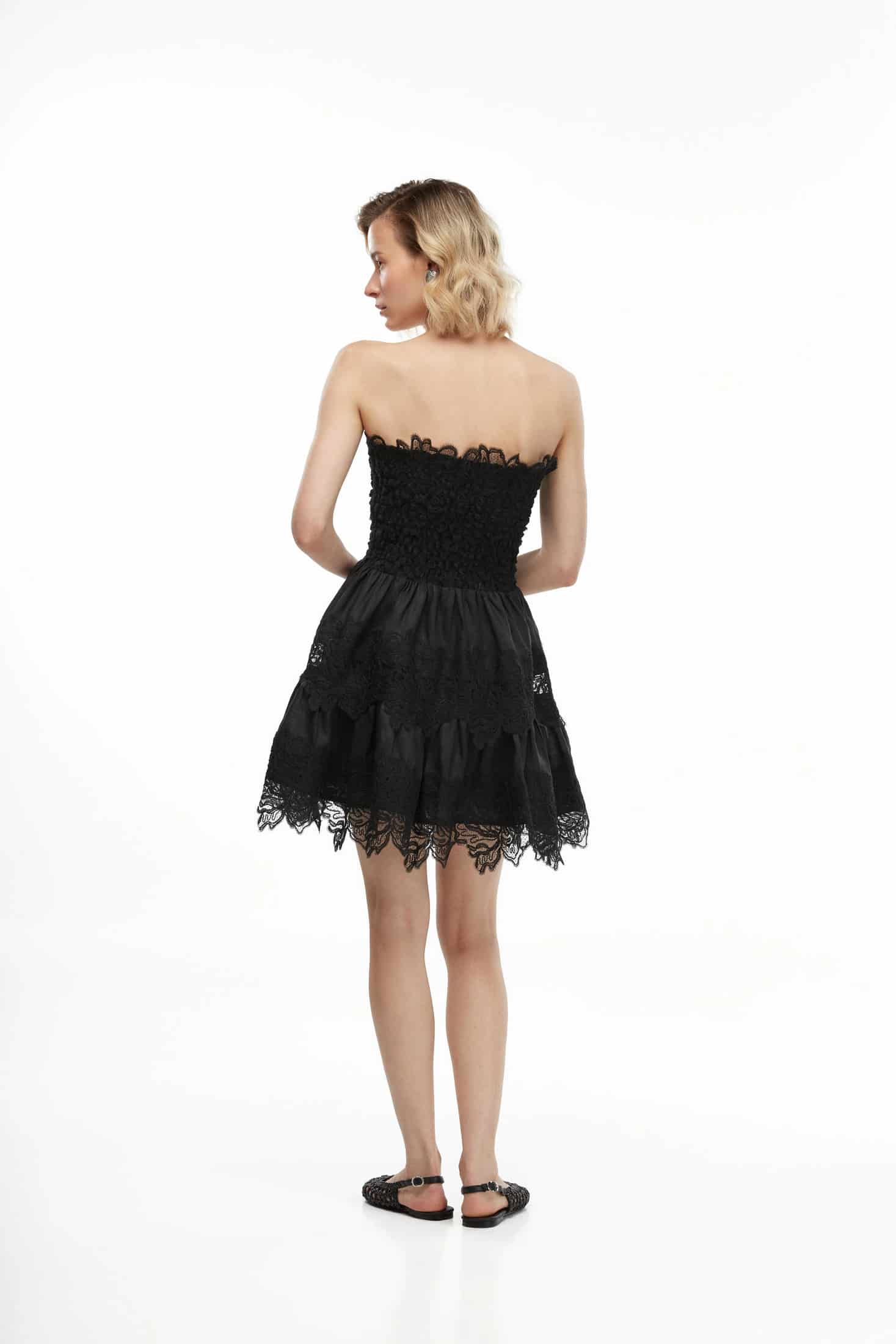 BRISA MINI DRESS BLACK - miniatura 2