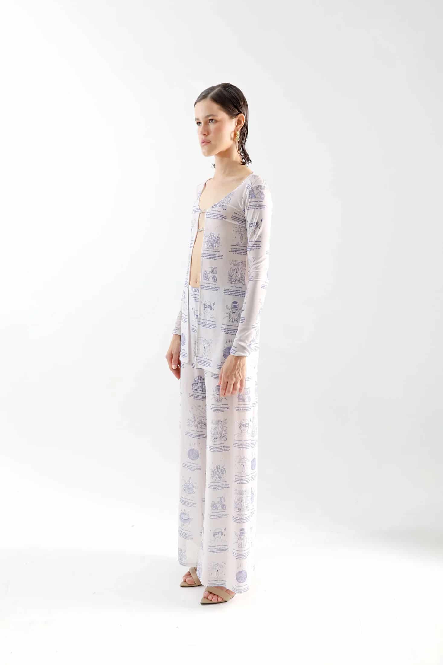 'Patents' Mesh Pants - miniatura 14