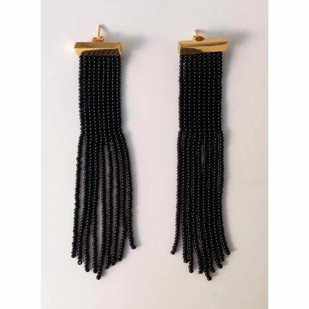 Nubia Earrings Black - miniatura 6