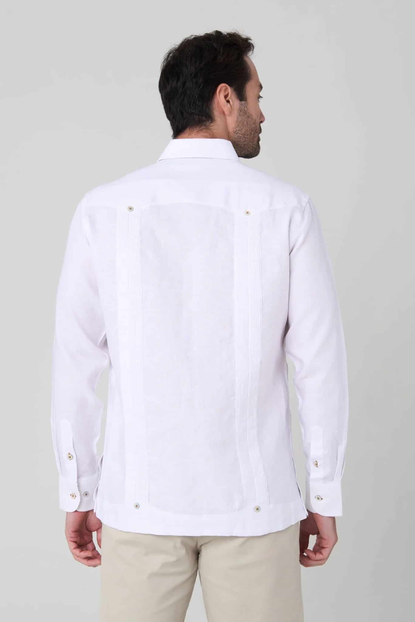 Guayabera presidencial Jon Sonen linen - miniatura 6