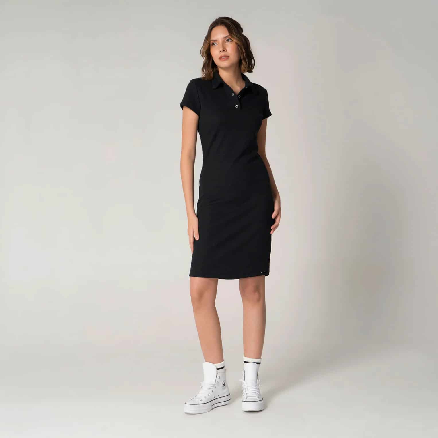 Vestido Slim Cuello Camisero Sport England - miniatura 15