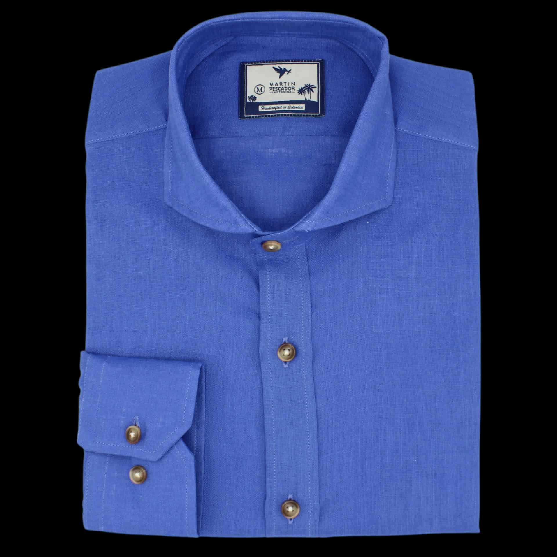 Camisas 100% Lino Cuello Francés- European Flax - miniatura 12