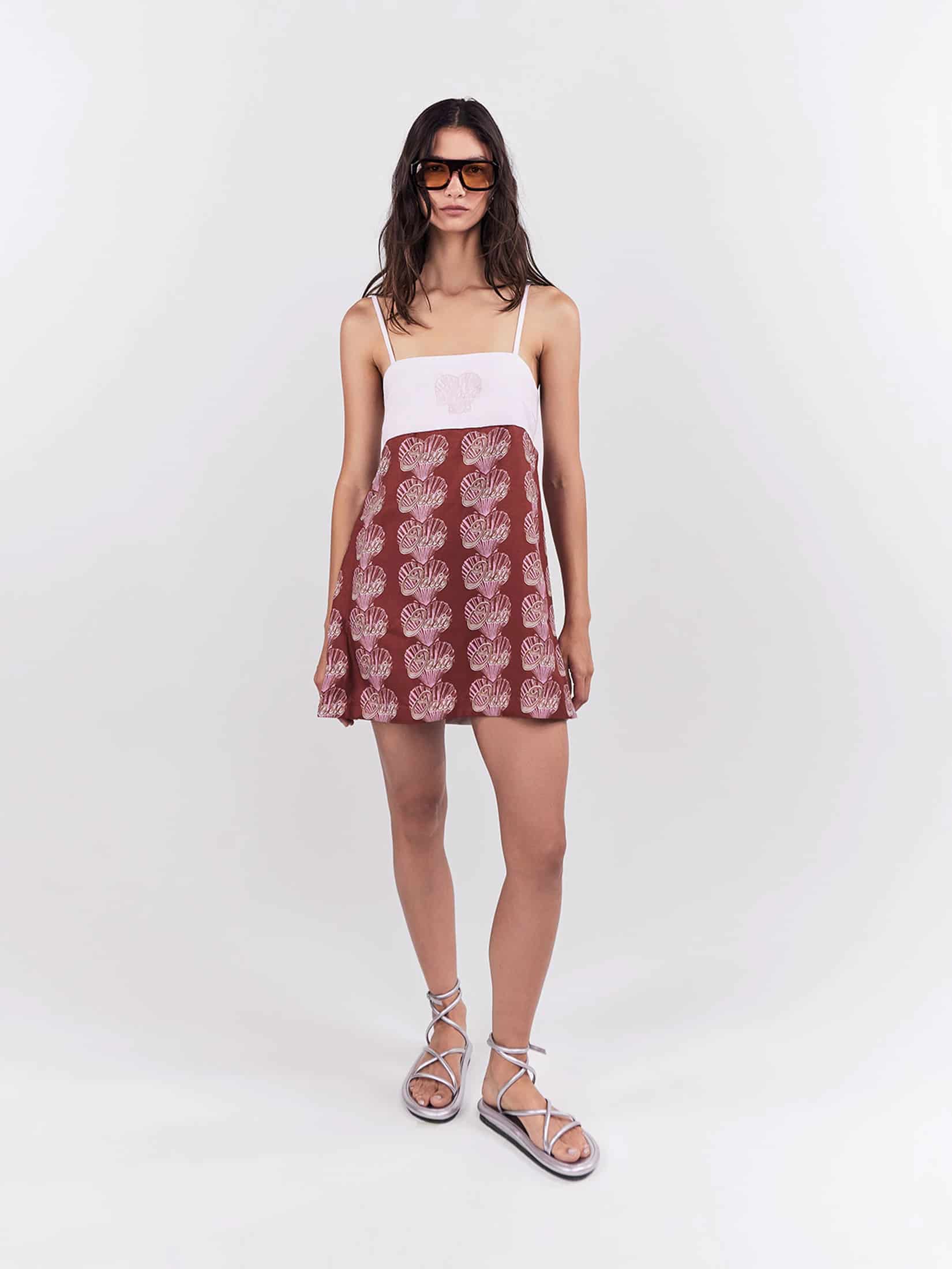 Mini Dress Oasis - Terracota - miniatura 3