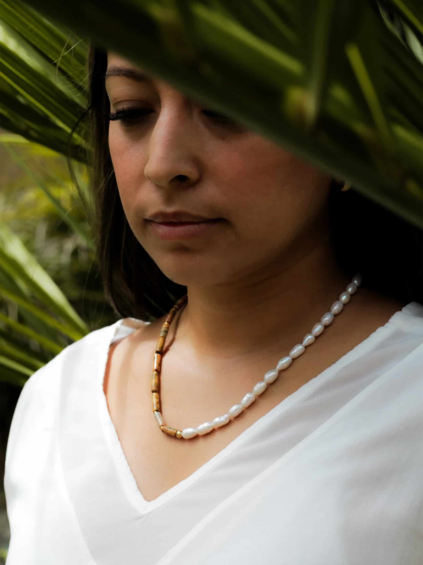 Collar Perla de Rio y Jasper - miniatura 3