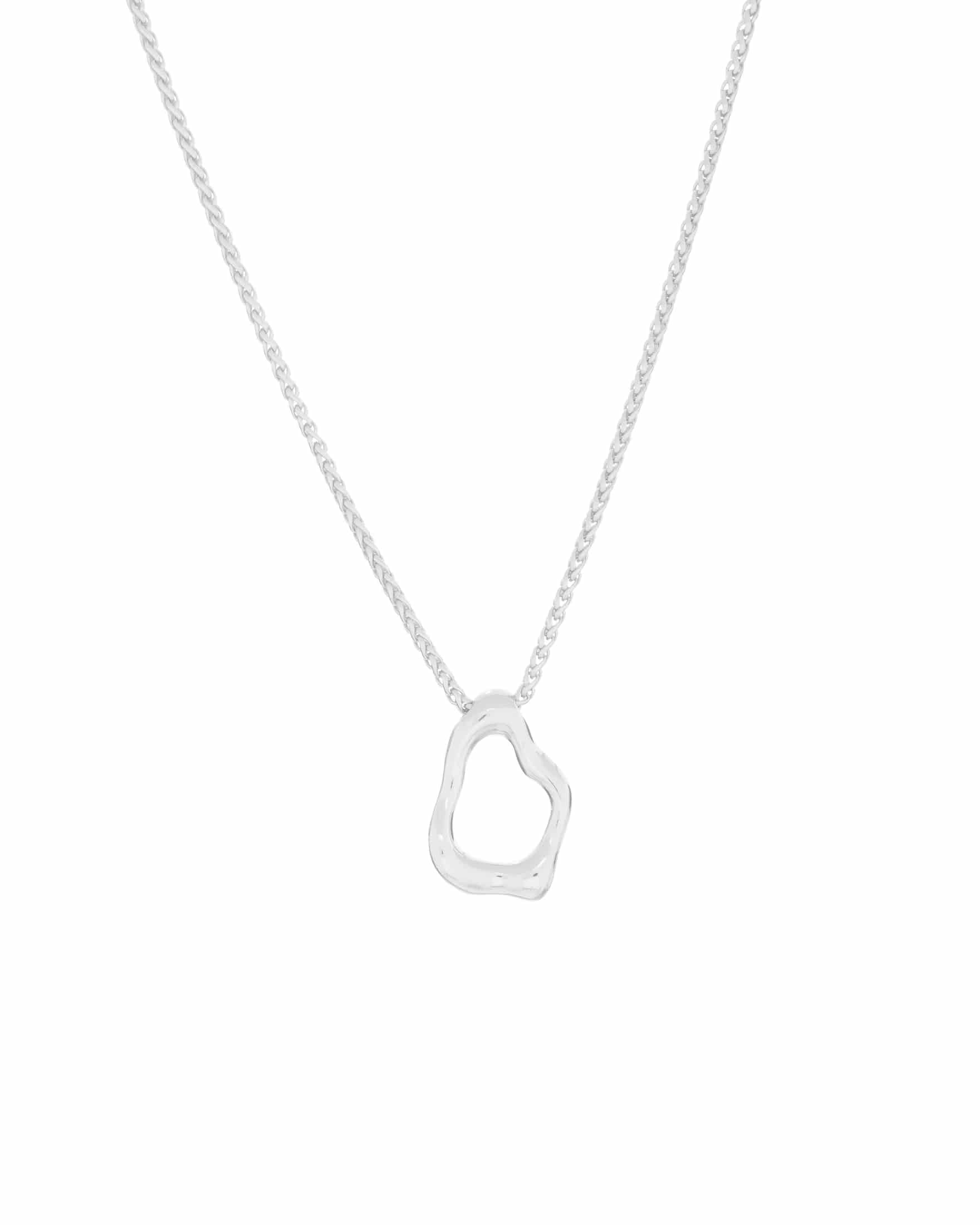 Set Collar + Aretes Silueta Amorfa - miniatura 3