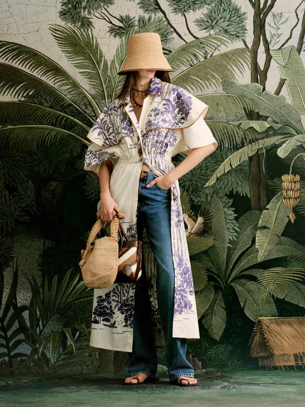 Paper Flower Trenchcoat - miniatura 2