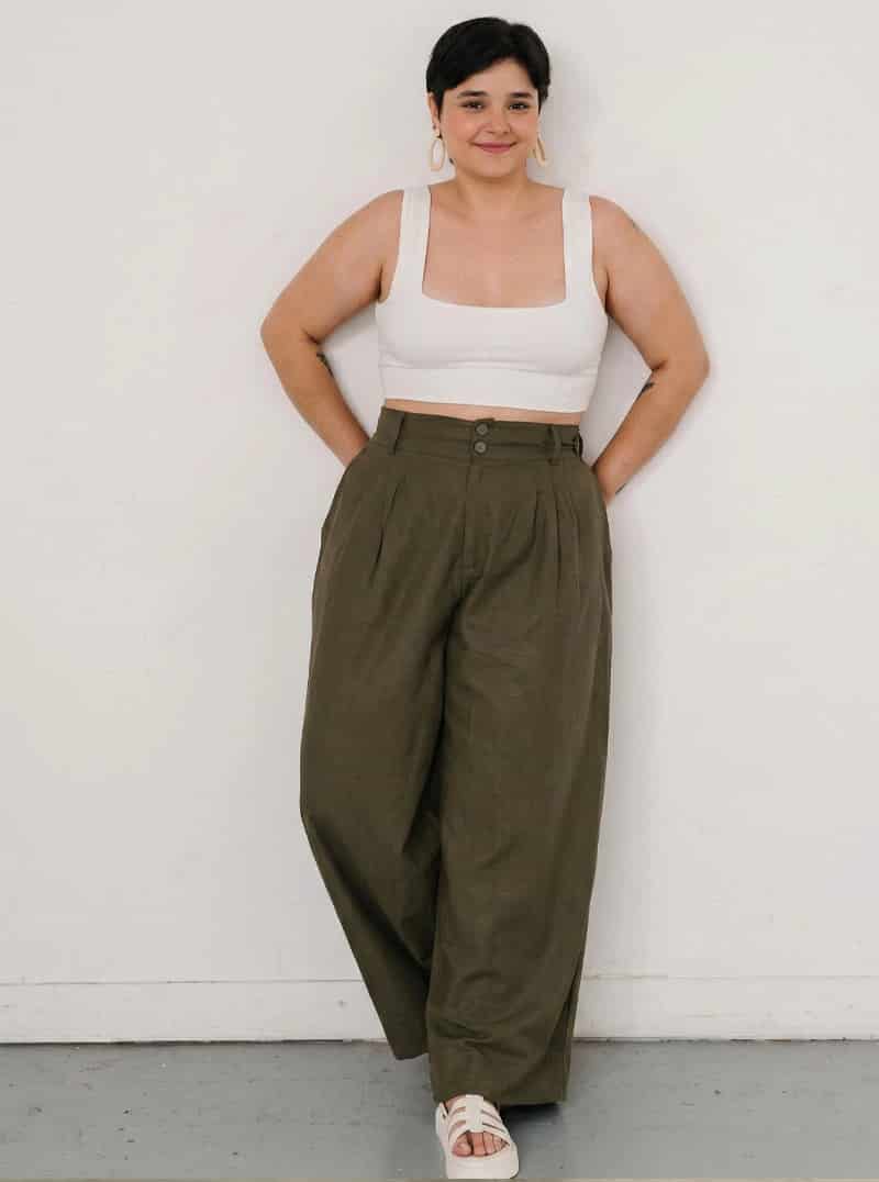 PANTALÓN CANVAS OLIVO - miniatura 4