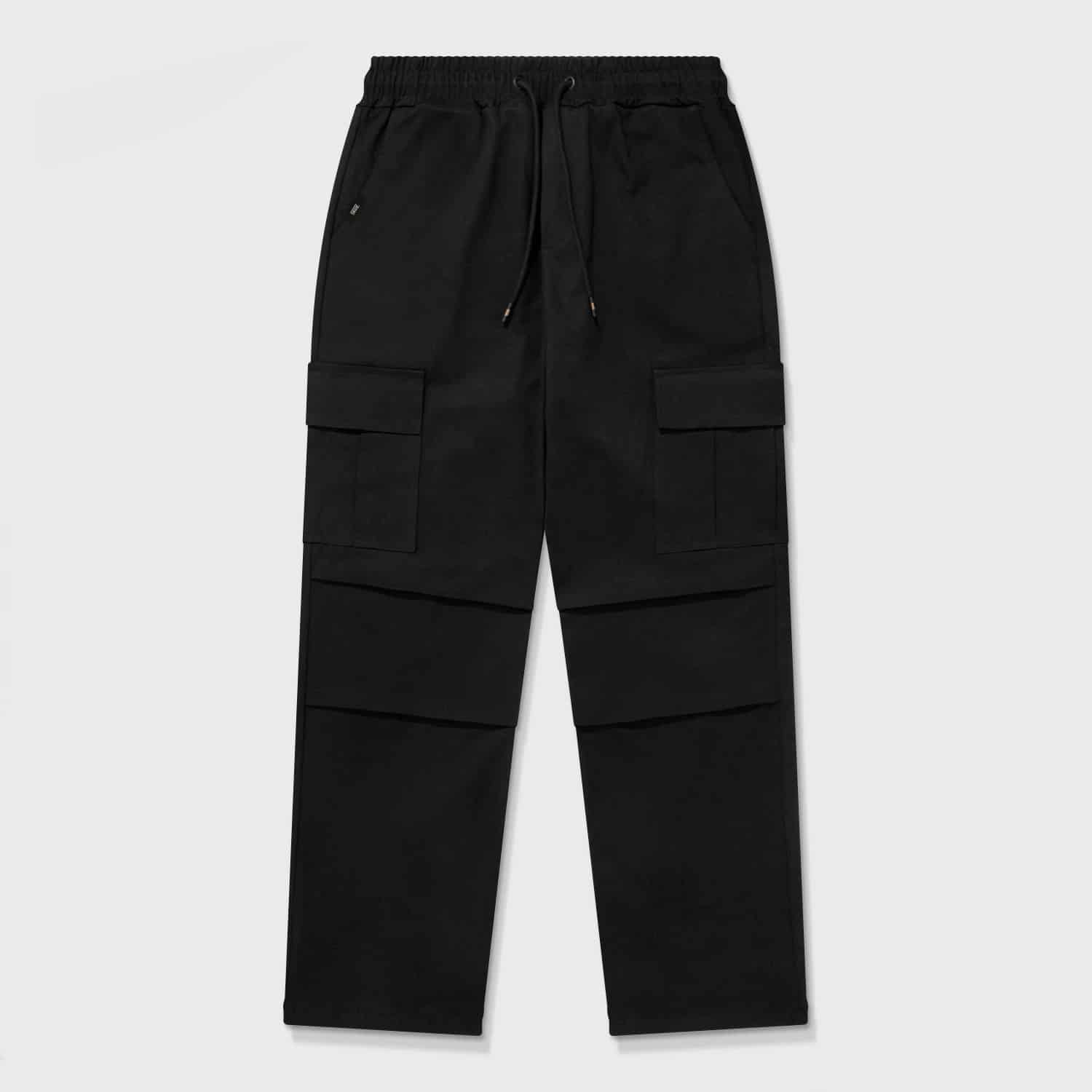 Classic Drill Jogger - Black - miniatura 1