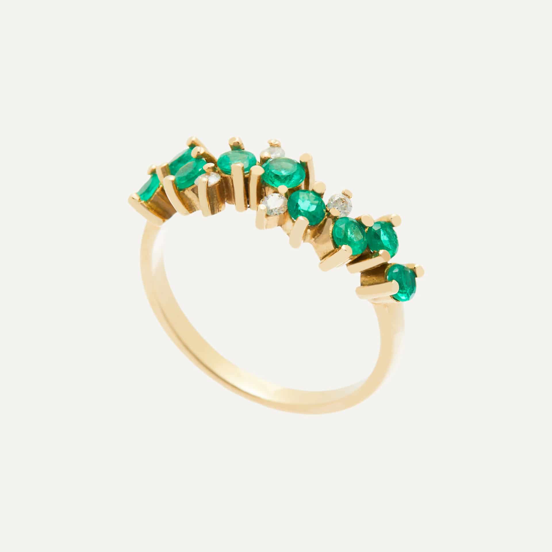 Anillo Zigzag Preciosas - miniatura 1
