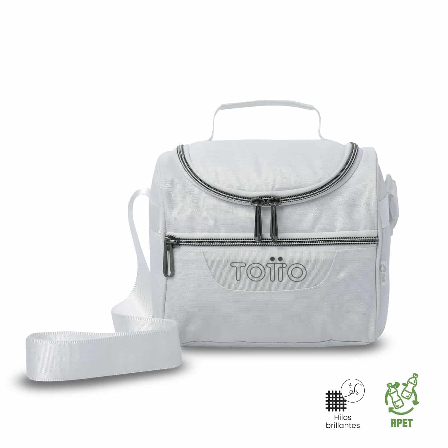 Lonchera Térmica para Mujer Pizarra Neo Mediana Blanca - miniatura 1